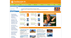 Desktop Screenshot of familienreise.de