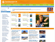 Tablet Screenshot of familienreise.de